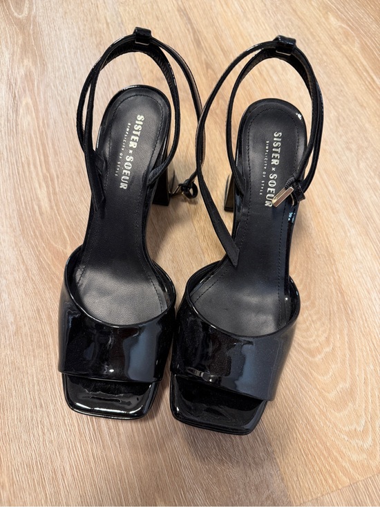 Sister Soeur Shoes - Sister Soeur Patent Chunky Heel